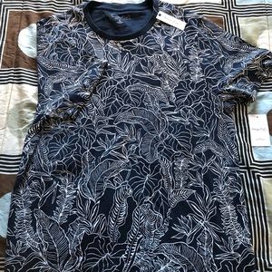 NEW Sovereign Code - Navy & White Botanic Men’s L